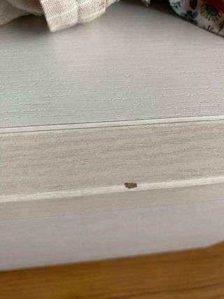 Mueble TV blanco y gris - Salón