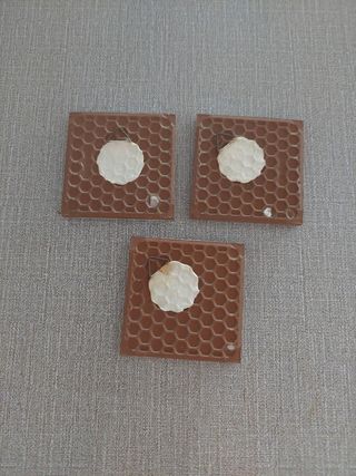 3 Azulejos Cerámica Estilo Delft