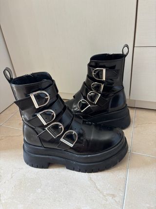 Botines plataforma negros