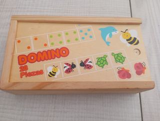 Domino de madera infantil - 28 piezas
