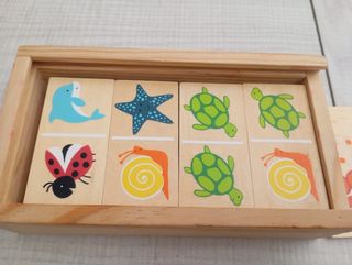 Domino de madera infantil - 28 piezas