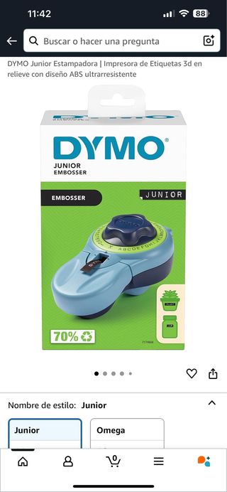 DYMO Junior Estampadora | Impresora de etiquetas