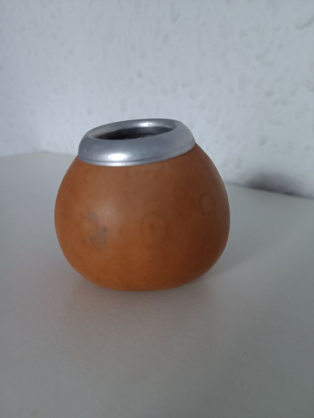 Mate calabaza marrón nuevo