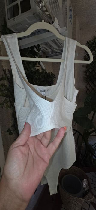 Body Missguided blanco talla S