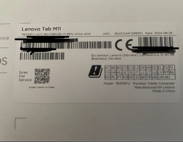 Lenovo Tab M11 (128GB-8GB) Teclado y garantía