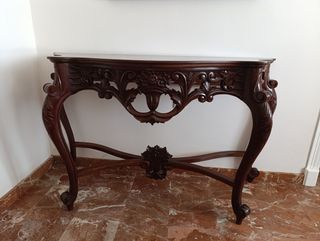 Consola Caoba maciza antigua