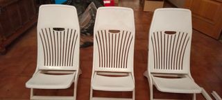 Silla baja plástico