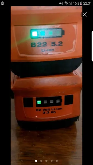 Batteria Hilti 22V 5.2Ah