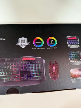 Combo Gaming Strike ME: Teclado + Raton