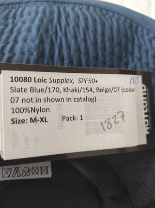 Sombrero Hatland azul