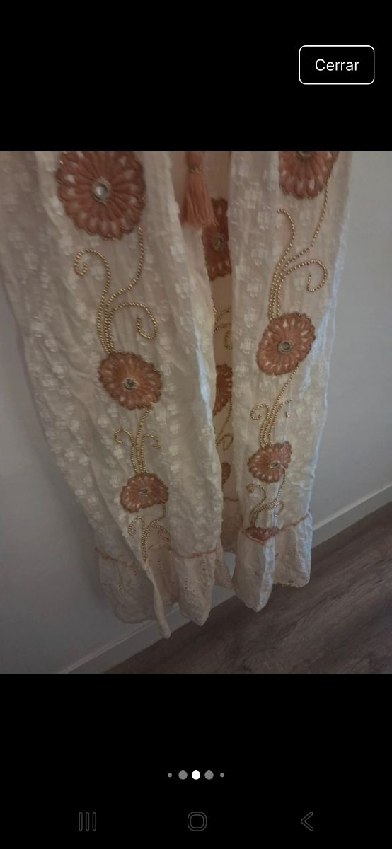 Vestido boho PALAK beige