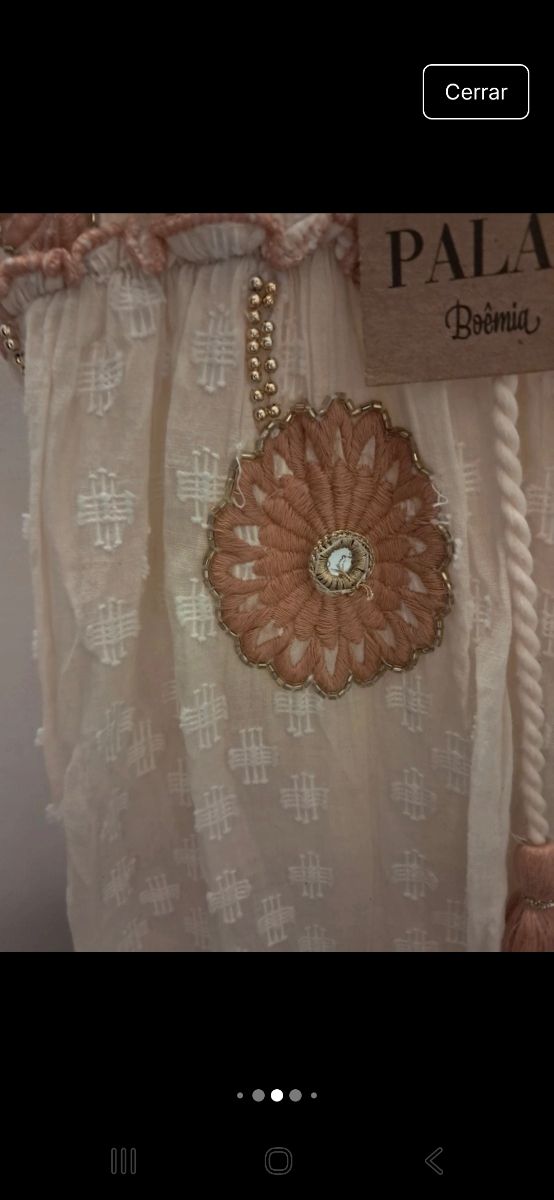 Vestido boho PALAK beige