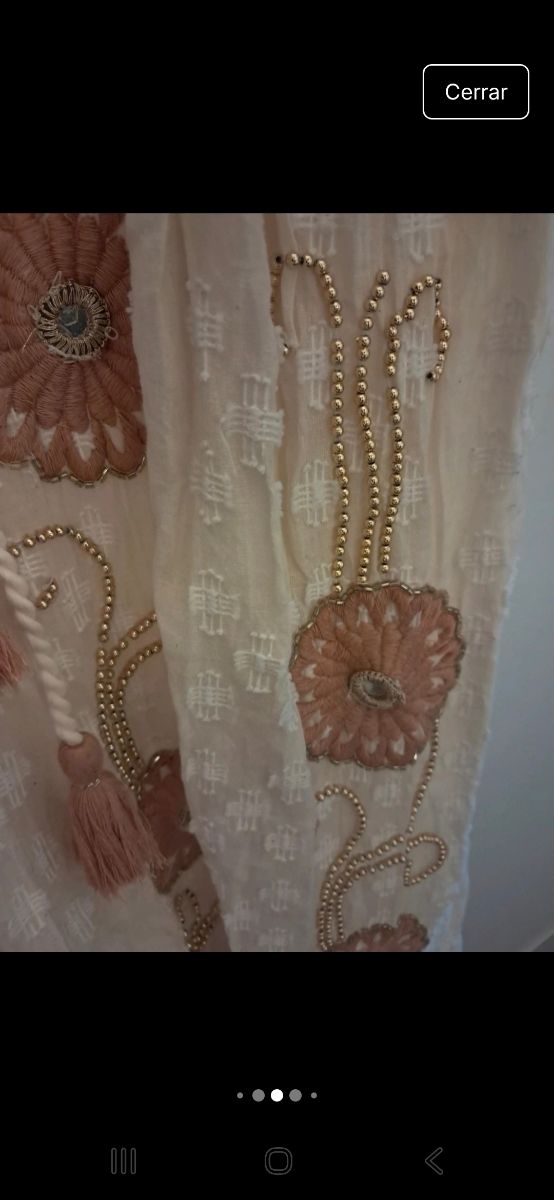 Vestido boho PALAK beige