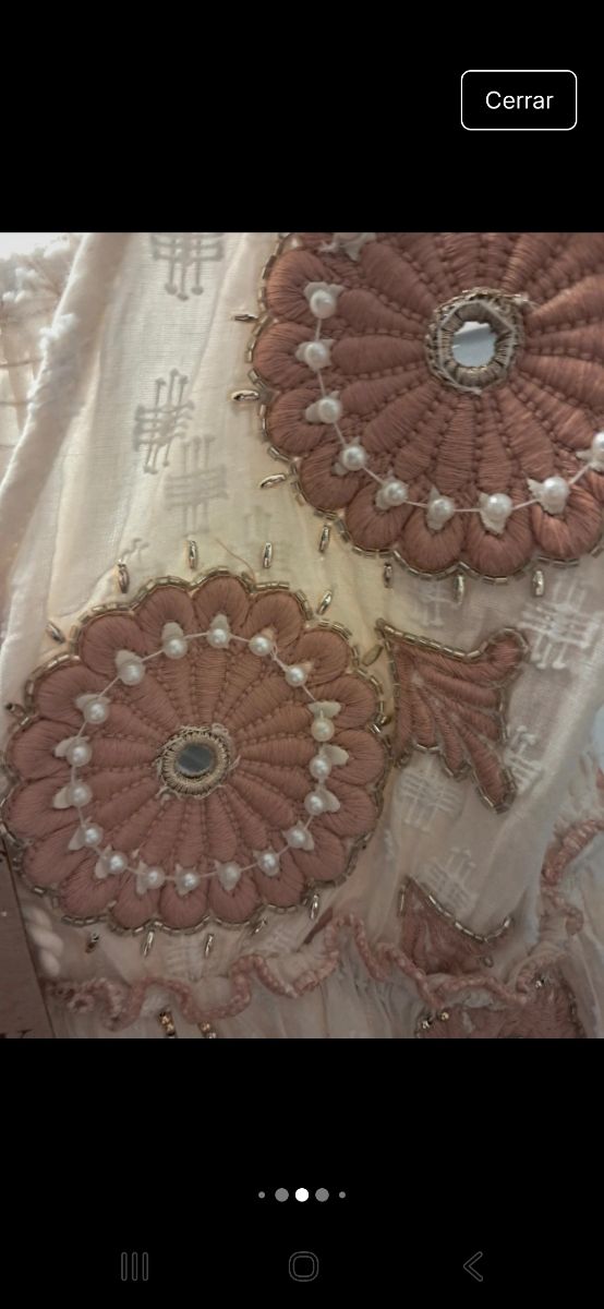 Vestido boho PALAK beige