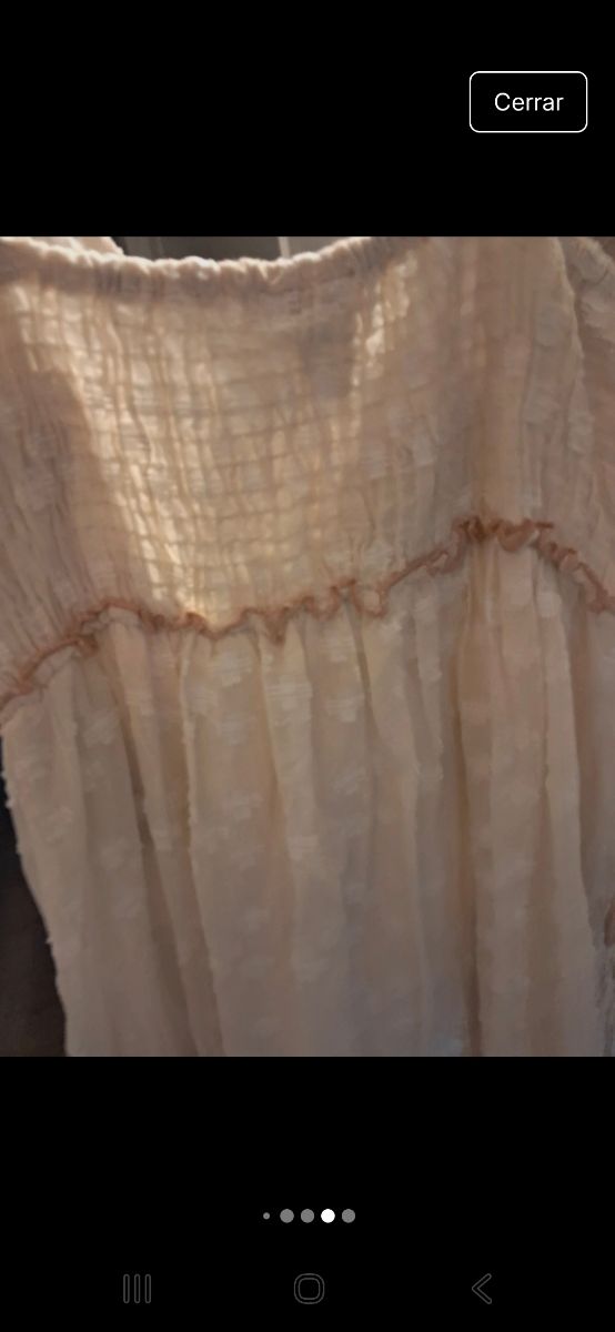 Vestido boho PALAK beige