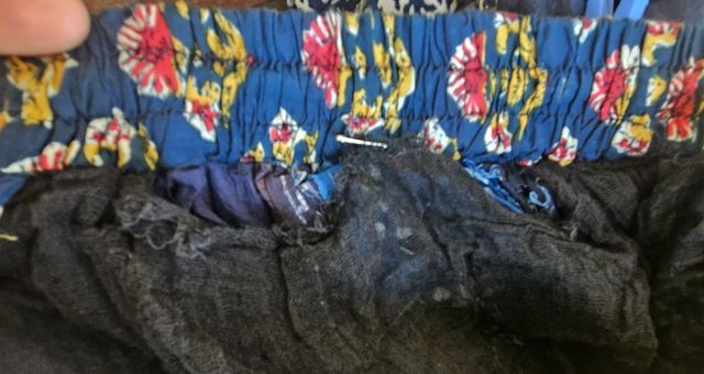 Falda india sari patchwork boho vintage