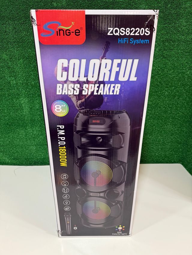 Sing-e ZQS8220S - Altavoz Portátil 18000W
