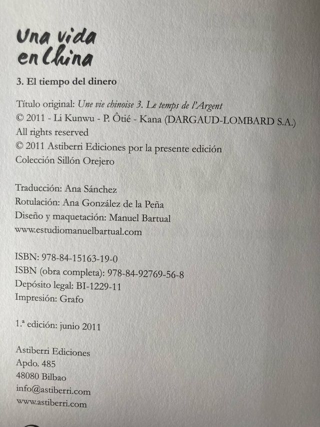 Una vida en China 3. El tiempo del dinero