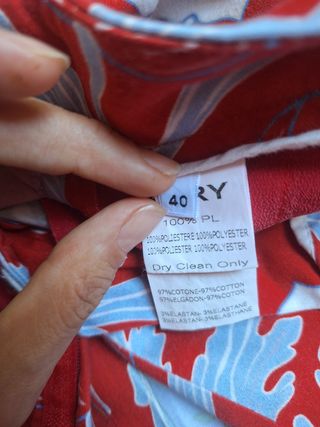 Pantaloni RARY rossi stampati