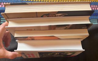 Lote de 4 libros biografia y novela
