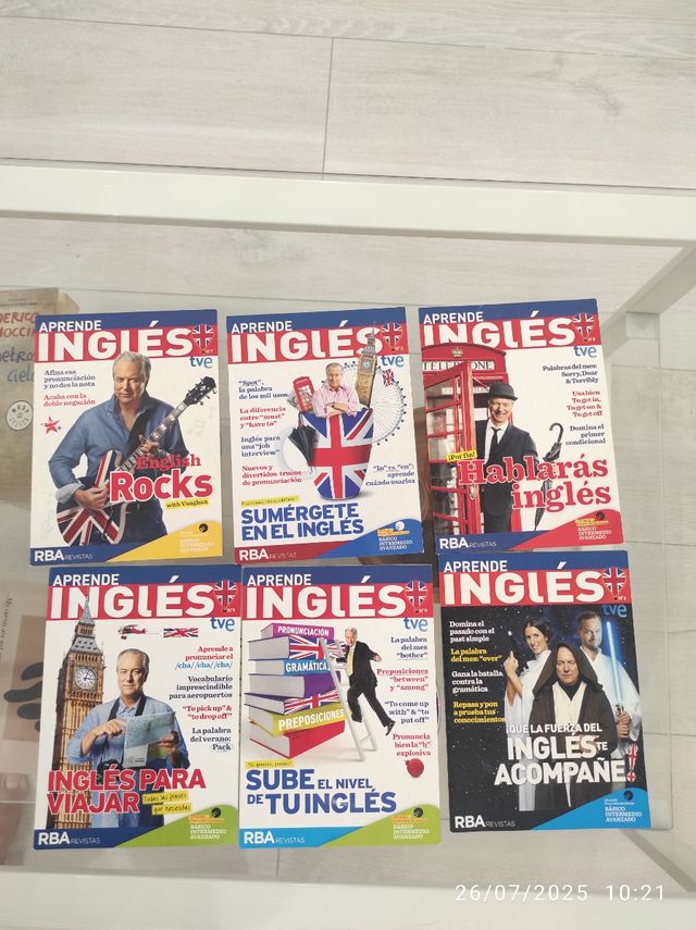 15 Revistas Aprende Inglés Método Vaughan