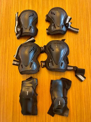 Set 3 protecciones skateboard patines adulto