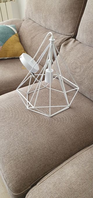 Lampara techo geometríca