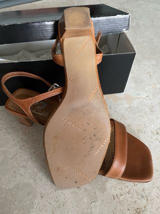 Sandalias AURA BLANC camel - Talla 38