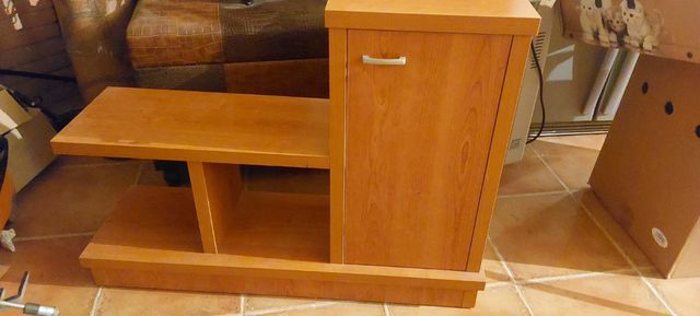 Mueble entrada madera marrón