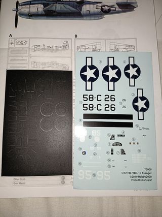 Aereo Kit Grumman TBF/TBM-1C Avenger Hobby2000 1/7
