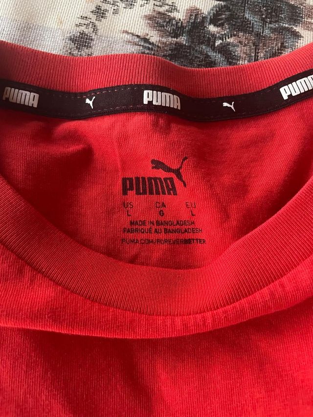 Camiseta Puma roja - Talla L