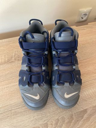 Zapatillas Nike Air More Uptempo Azul Gris