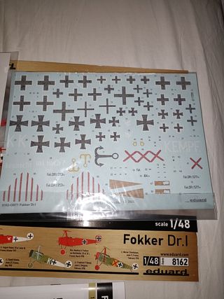 Aereo Kit WWI Fokker Dr.I Eduard 1/48 Profipack