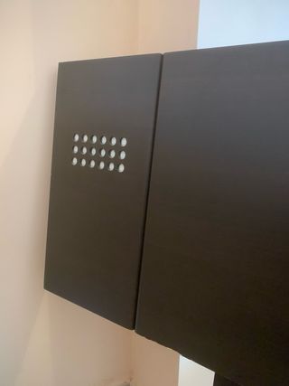 Cabecero  con luz. URGE. Cama Matrimonio. Wengue.