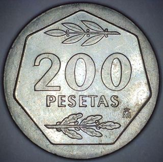 200 Pesetas España 1986