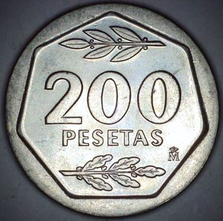 200 Pesetas España 1987