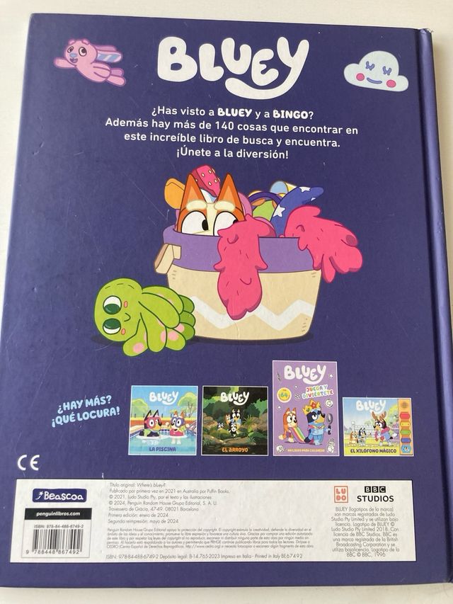 Bluey. Actividades - ¿Dónde está Bluey?