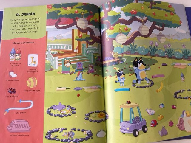 Bluey. Actividades - ¿Dónde está Bluey?