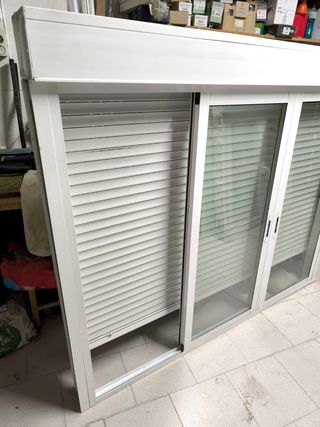 Ventana corredera de aluminio de 185 x 152,5