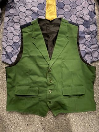 Disfraz Joker: chaleco verde y camisa