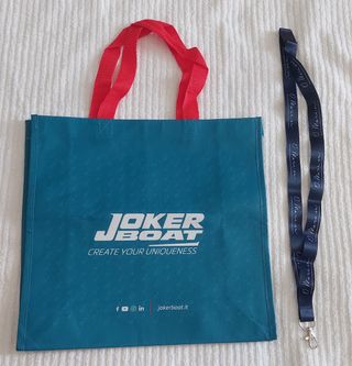 Borsa eco shopper Joker Boat + laccio porta badge