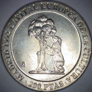 200 Pesetas España 1992 Madrid