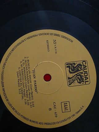 Vinilo Juan Pardo - Álbum Latino