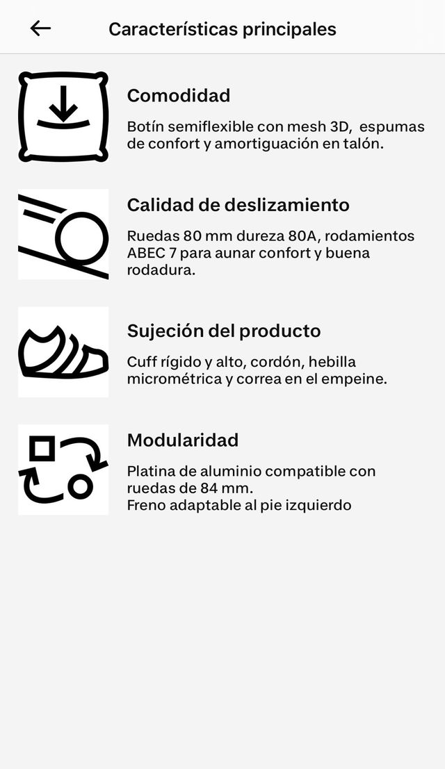 Patines Línea Oxelo Roller Fitness FIT500 Negro