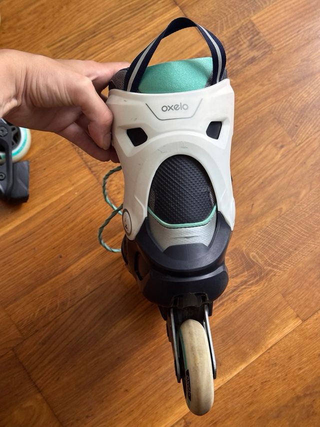 Patines Línea Oxelo Roller Fitness FIT500 Negro