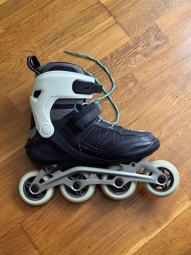 Patines Línea Oxelo Roller Fitness FIT500 Negro