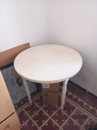 Mesa camilla blanca
