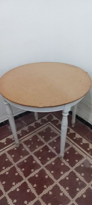 Mesa camilla blanca