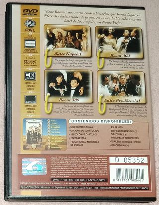 Película DVD: Four Rooms (Madonna, Banderas..)