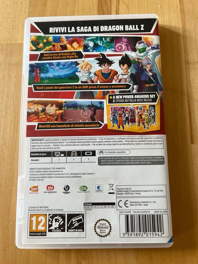 Dragon Ball Z Kakarot per nintendo switch